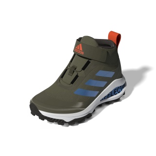 adidas Buty biegowe Fortarun (Rekreacyjne, All Terrain, Cloudfoam, Rzep) oliwkowe Dziecięce